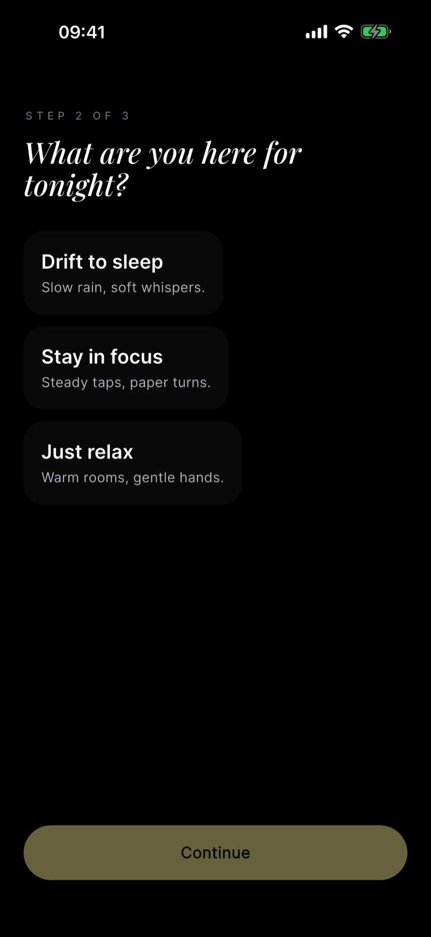 Calmo mood picker